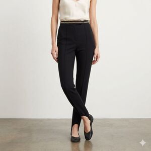 Baum Und Pferdgarten Black Stirrup Pants Front Seams XS